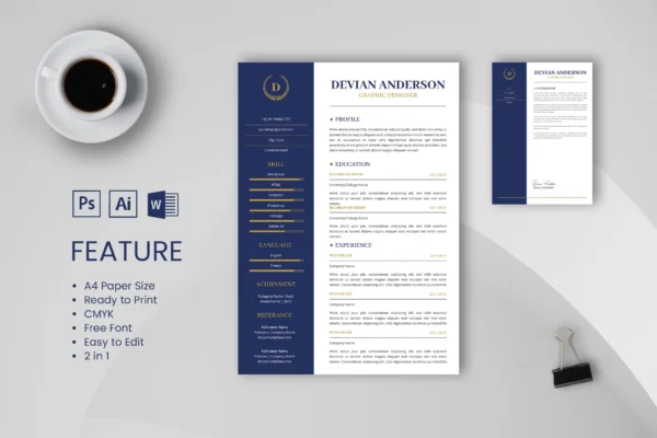 CV Template Free Download 54