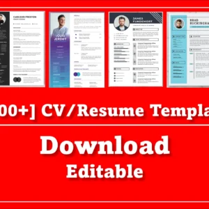 100+ CV Templates [Basic/Professional/Premium]