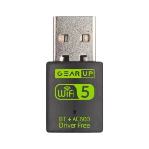 GearUP 600Mbps Dual Band WiFi + Bluetooth Adapter Price in BD