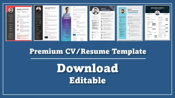 Premium CV Templates Download